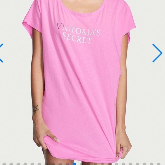 VICTORIA'S SECRET Lightweight Cotton Dolman Sleepshirt Tee size S - Picture 1 of 8